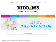 Tablet Screenshot of diddams.com